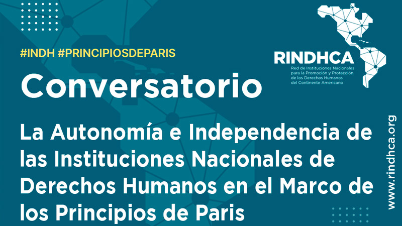 La RINDHCA convoca al conversatorio de alto nivel 